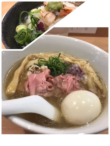 「特製らぁ麺+鯛茶漬け」@らぁ麺 鳳仙花の写真
