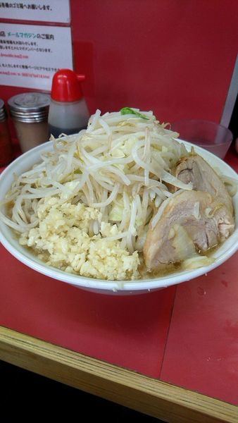 「大ラーメン800円ニンニク」@ラーメン二郎 桜台駅前店の写真