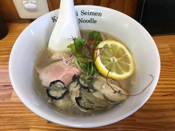 「カキそば」@中華そば よしかわの写真