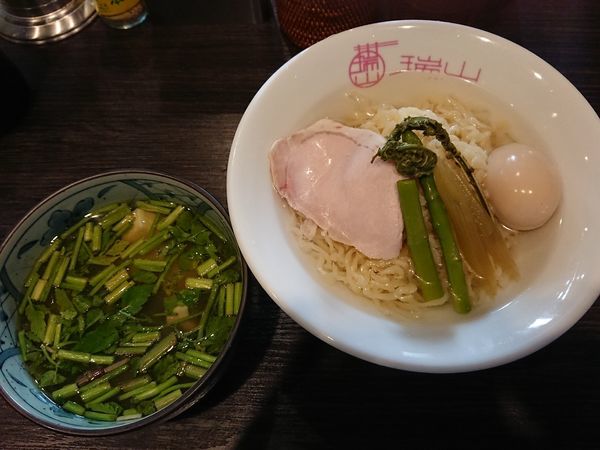「【GW後半限定】三種貝出汁の潮つけ蕎麦」@中華蕎麦 瑞山（ZUIZAN）の写真