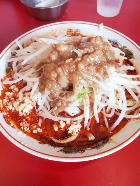 「辛いミニラーメン800円」@ラーメン英二の写真