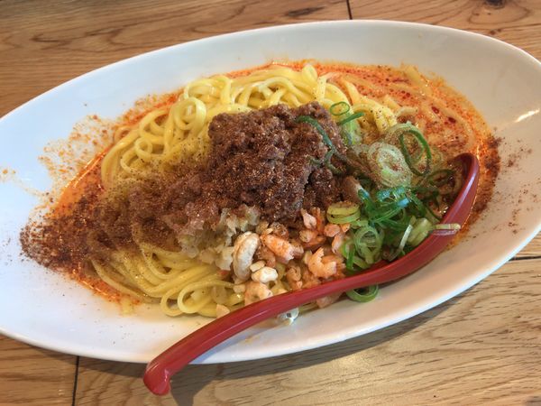 「汁なし担担麺」@麺やすする 担担麺の写真