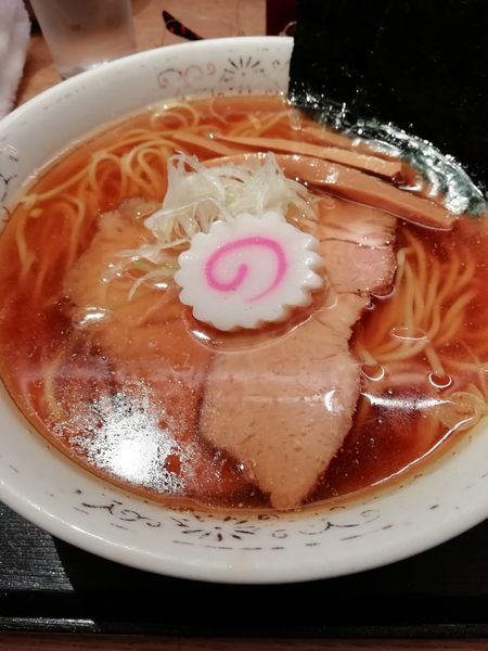 「中華そば+ライス」@中華そば 勝本の写真