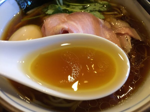 「四つ葉そば 味玉トッピング」@中華そば 四つ葉の写真