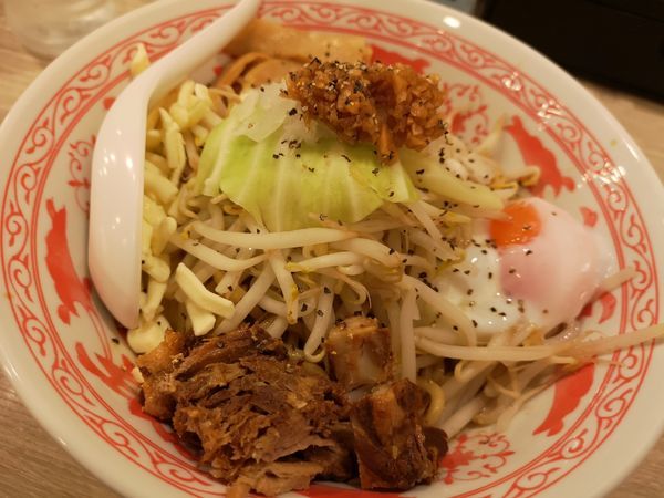 「まぜそば(中盛り)」@景勝軒 高崎総本店の写真