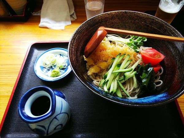 「冷やしたぬきそば」@冨久屋の写真