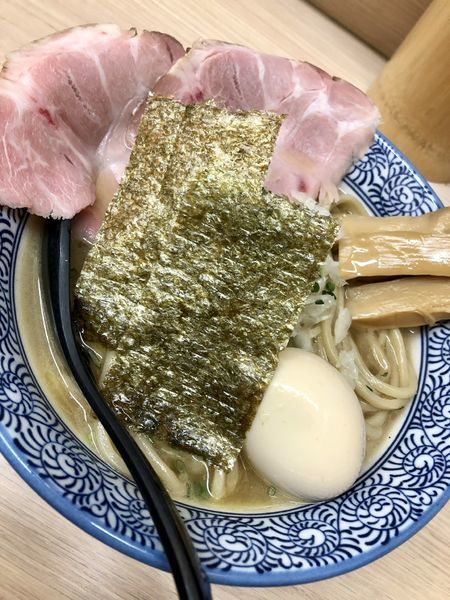 「【２周年限定】鶏そば (太麺ver.) ￥1000」@狼煙 大宮店の写真