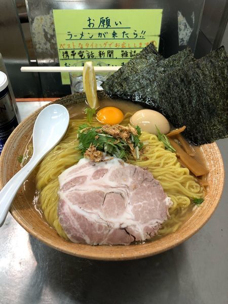 「真河豚出汁の冷やしまぜそば大盛り」@覆麺 智の写真