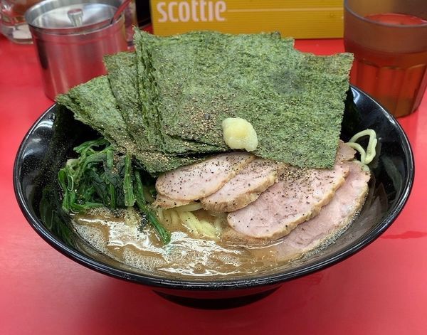 「チャーシューメン中盛 海苔」@武蔵家直系 ぼうそう家の写真