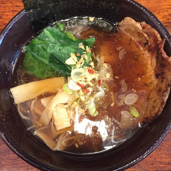 「空海そば 醤油 麺少なめ 800」@麺屋 空海 海浜幕張店の写真