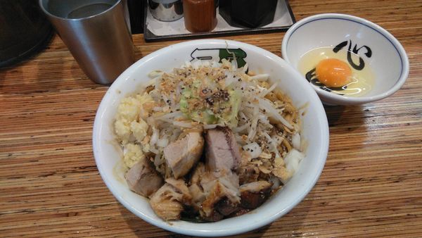 「汁なし930円」@雷 松戸駅東口店の写真