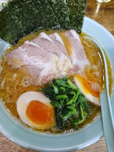 「チューシュー麺」@横浜家系ラーメン 家家家 錦糸町店の写真