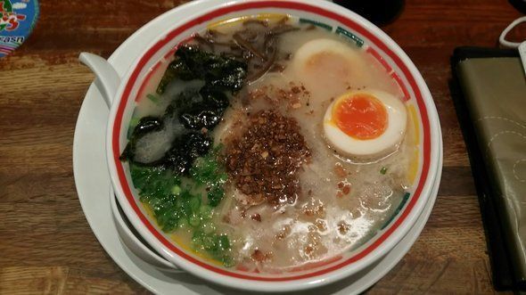 「玉名レトロ+味玉900円」@九州じゃんがら 日本橋店の写真