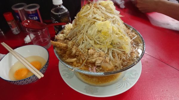 「大ラーメン730円+他」@豚男 -BUTAMEN-の写真