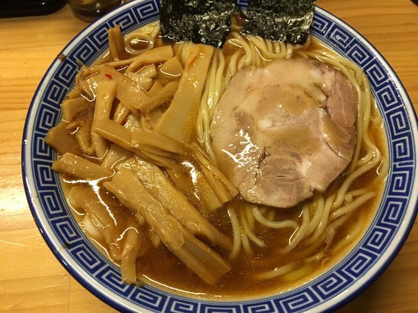 「竹の子中華そば」@魂の中華そばの写真