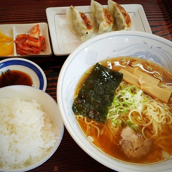 「ラーメン定食 ５００円」@食事処  いなかやの写真