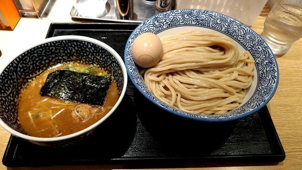 「味玉濃厚魚介つけ麺(大盛り)」@麺屋 一燈の写真
