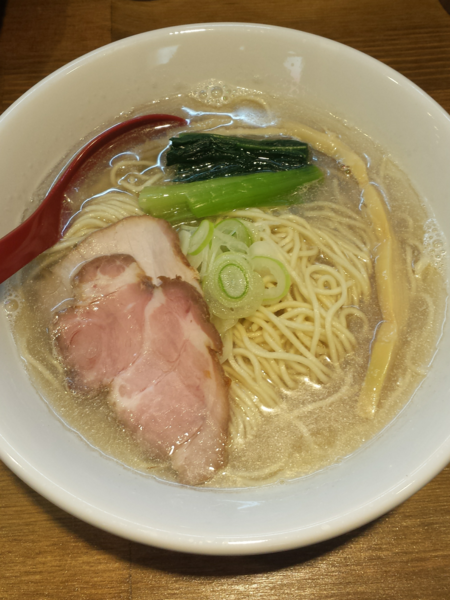「中華そば(塩)750円〆のご飯200円」@中華そばや 和凡の写真