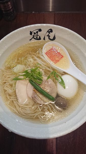 「鶏清湯らぁめん」@らぁめん冠尾 恵比寿西店の写真