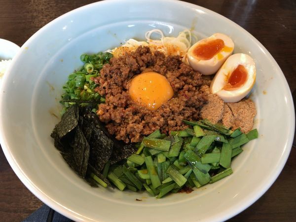 「【気まぐれ限定】台湾まぜそば＋味玉＋追い飯」@佐野らーめん 湧の写真