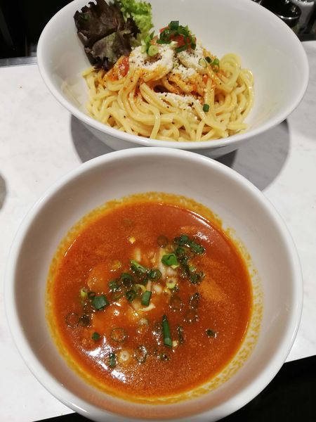 「つけ麺ぺぺロッソ」@ajito ism shinjuku baseの写真