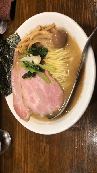 「ホタテ魚介らぁ麺 麺160g 700円」@Soupmenの写真
