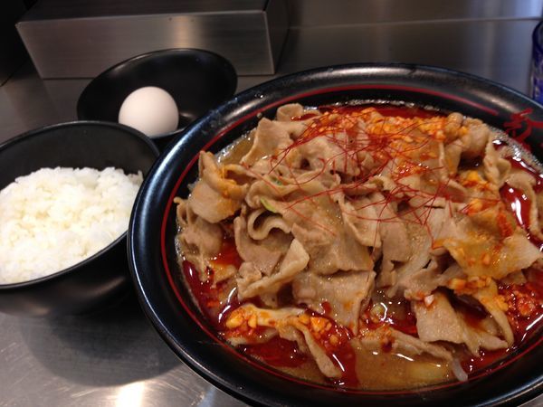 「紅らーめん＋バラ肉ダブル」@麺創研 紅 府中の写真