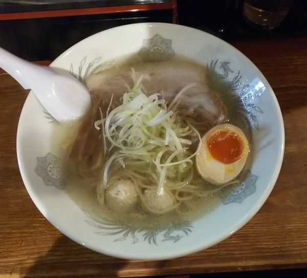 「鶏塩ラーメン750円」@麺屋大心の写真