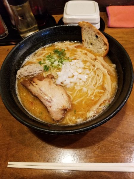 「鶏そば　醤油　麺大盛」@はりけんラーメンの写真