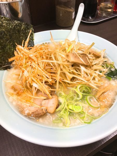 「塩ラーメン ダブルネギ」@ラーメンショップ椿 ひたちなか店の写真