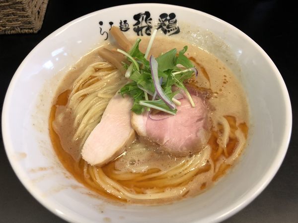 「甘えび白湯そば」@らぁ麺 飛鶏の写真