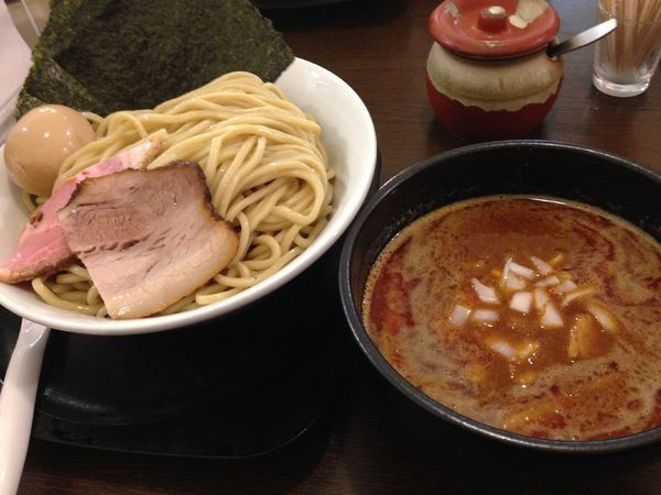 「特製つけ麺」@自家製麺ばくばくの写真
