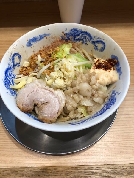 「まぜそば(並)680円」@ジャンクガレッジ ふじみ野駅前店の写真