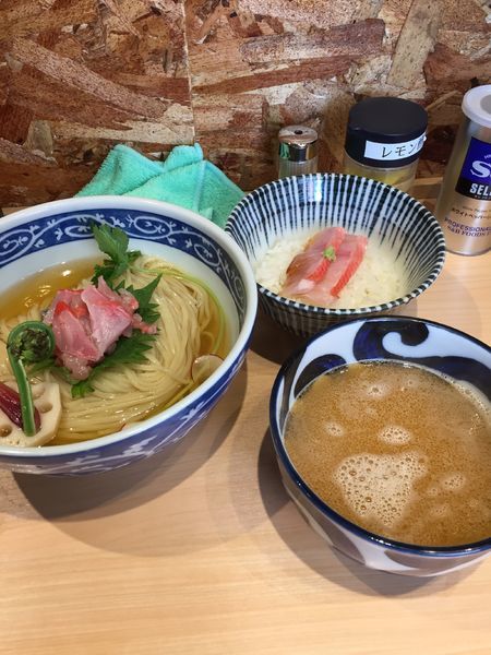 「金目鯛つけ麺」@寿製麺 よしかわ 西台駅前店の写真