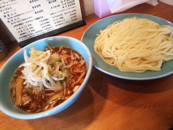 「野菜入り800円お酢抜き」@つけそば屋 麺楽の写真