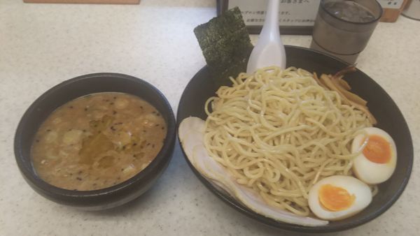 「味噌チャーシューつけ麺」@こってりらーめん なりたけ 津田沼店の写真