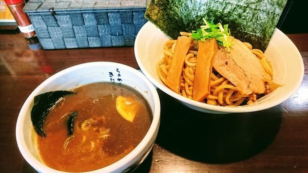 「濃厚つけめん+海苔(クーポン)」@葉月直系 きりきり舞の写真