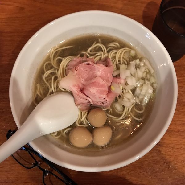 「煮干蕎麦〜金目鯛合わせ〜」@麺処 にぼし香 横浜店の写真
