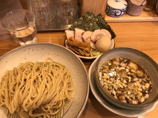 「特製つけそば」@中華そば 笑歩の写真