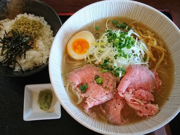 「【限定】真鯛の冷やしらーめん（シメのご飯付き）￥850」@和風らーめん 凪の写真