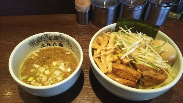 「魚介豚骨全部入りつけ麺」@二九八家 いわせの写真