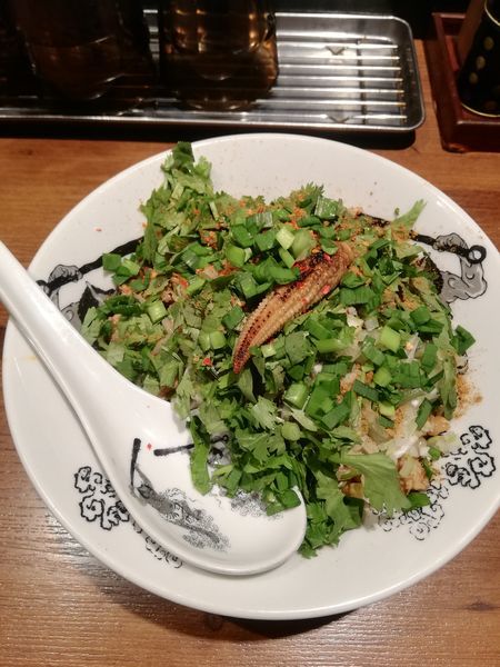 「カラビシまぜそば　900円　並265グラム」@カラシビ味噌らー麺・つけ麺 神田本店の写真