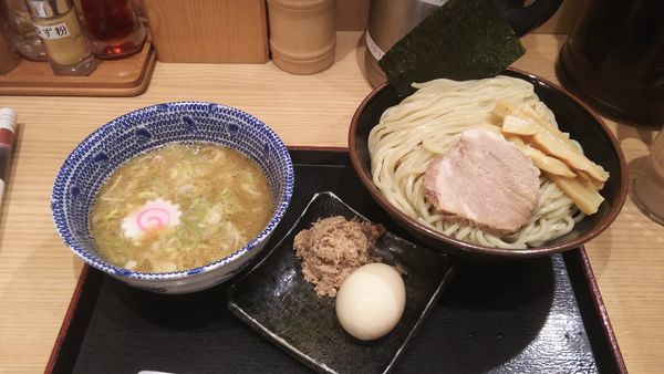 「得製つけめん大盛」@舎鈴 小岩北口店の写真