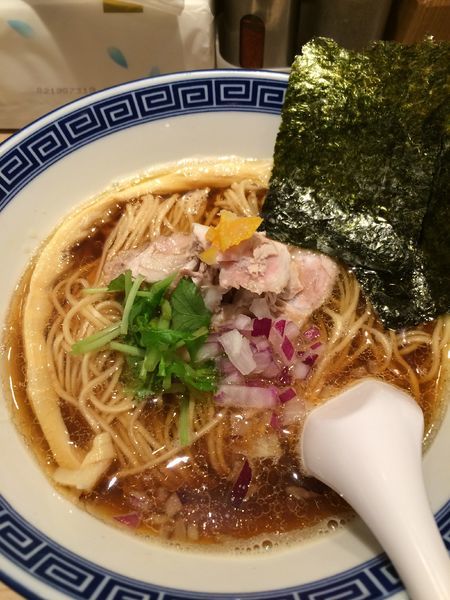 「あご煮干しそば900円」@中華そば 竹むらの写真