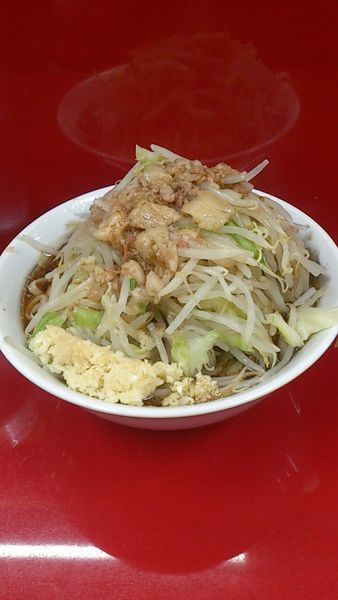 「小ラーメン全マシ」@ラーメン二郎 越谷店の写真