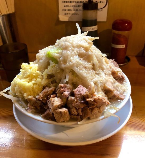 「ラーメン 全マシ ほぐしチャーシュー」@連の写真