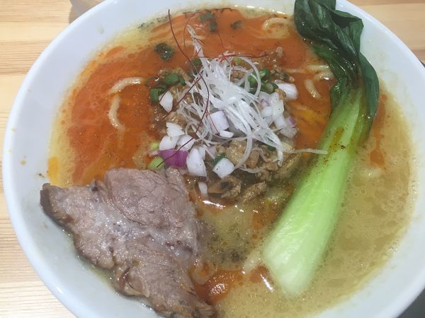 「海鮮肉味噌担々麺」@和風ピンポン竹末の写真