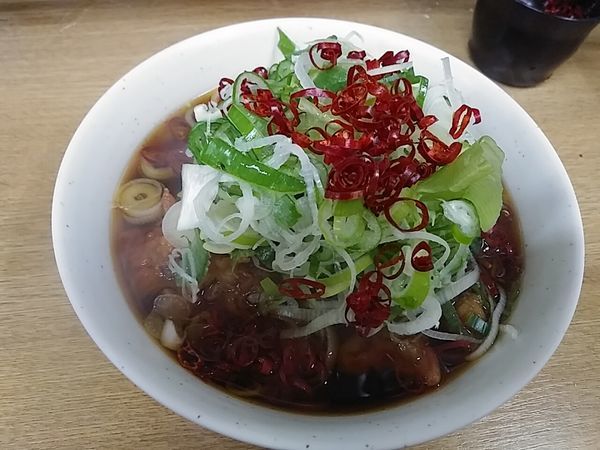 「JKBそば」@一由そば 日暮里店の写真