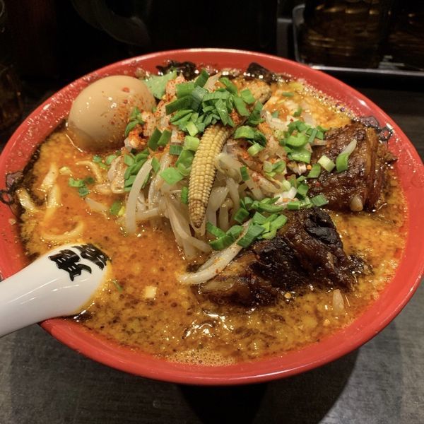 「特製カラシビ味噌らー麺」@カラシビ味噌らー麺 鬼金棒の写真