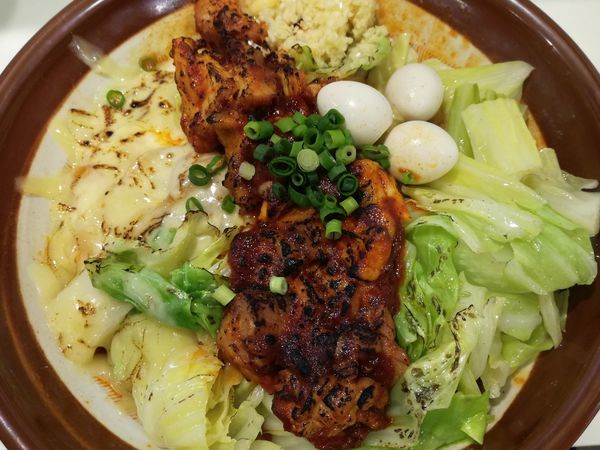 「チーズ豚ッカルビ:950円（特盛200円）」@ハイパーファットンの写真